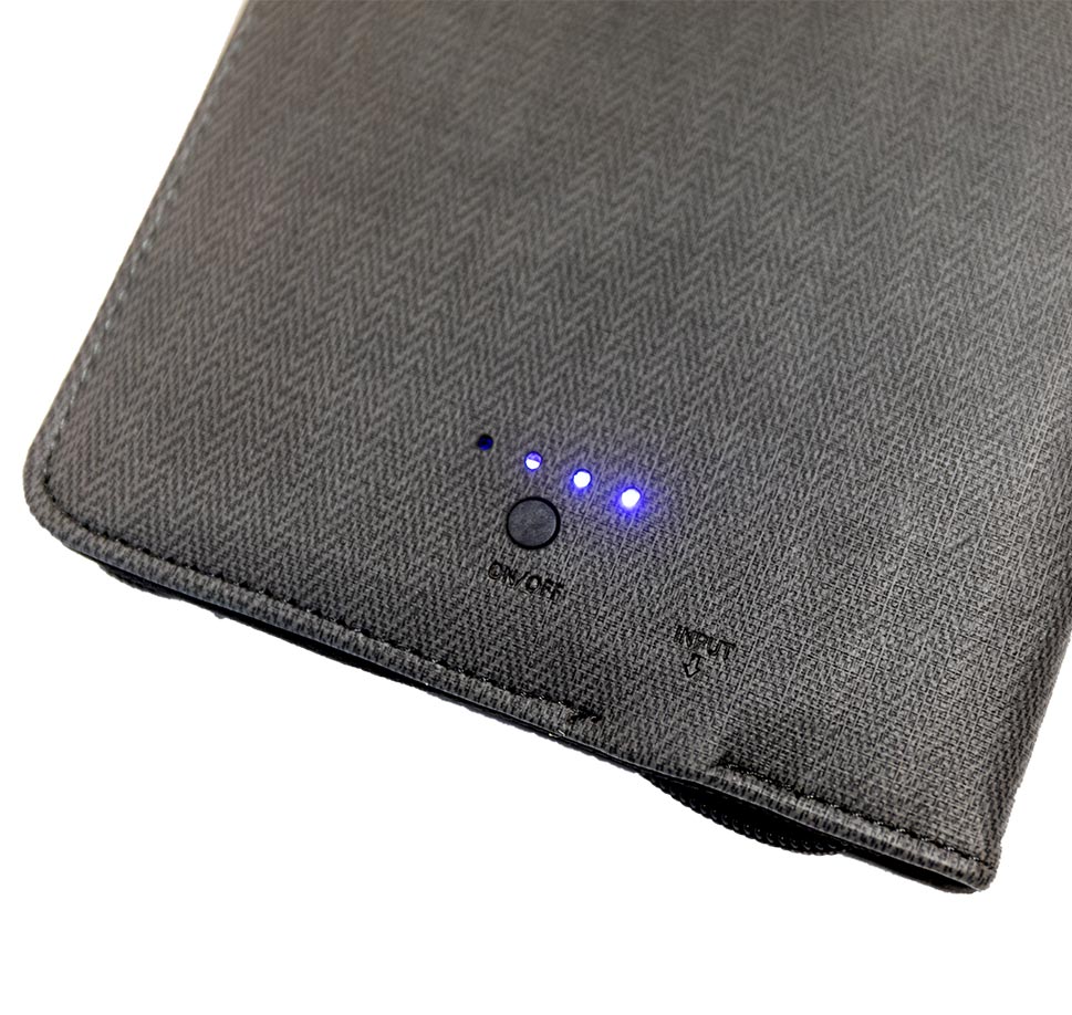 Brieftasche mit Powerbank