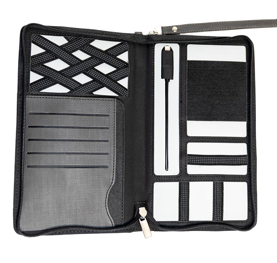 Brieftasche mit Powerbank