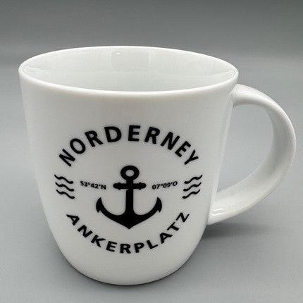 Porzellantasse Norderney Ankerplatz