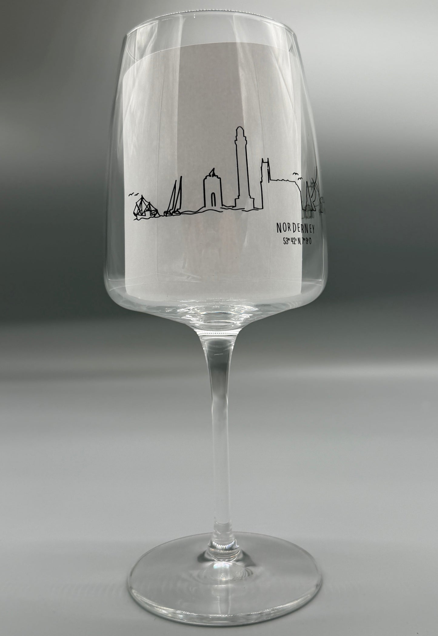 Weinglas Norderney
