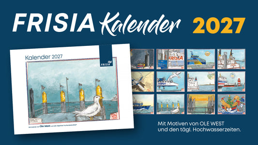 Frisia Kalender mit Ole West Motiven 2027