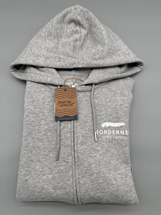 Sweatjacke Norderney Grau