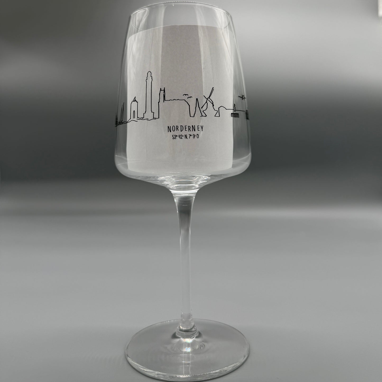 Weinglas Norderney